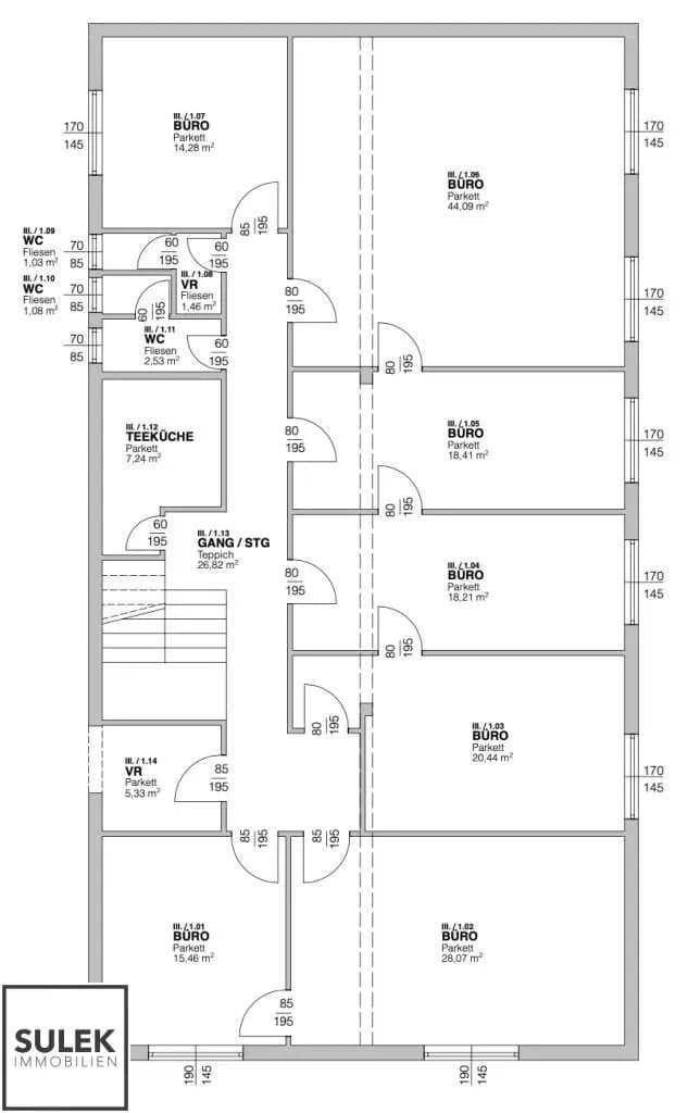 Gewerbeimmobilie mieten in Mödling – 45 m², € 497 – Bild 45 von 45