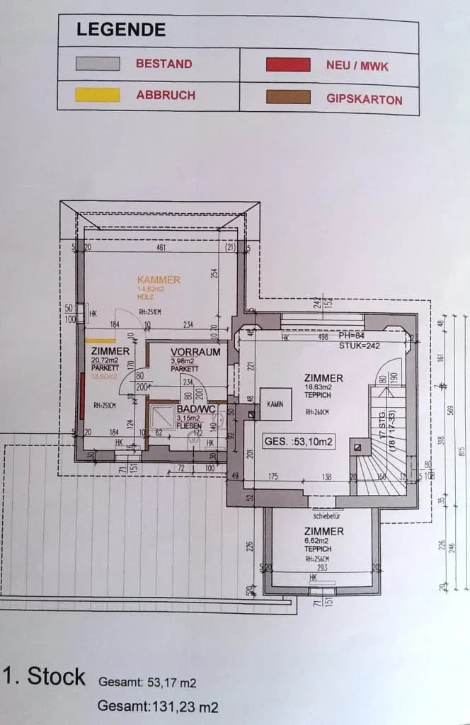 5-Zimmer-Haus mieten in Sankt Pölten Land – 131,23 m², € 2.700 – Bild 8 von 9