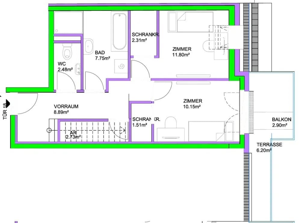 Wohnung kaufen in Wien – 59,13 m² – Bild 20 von 25