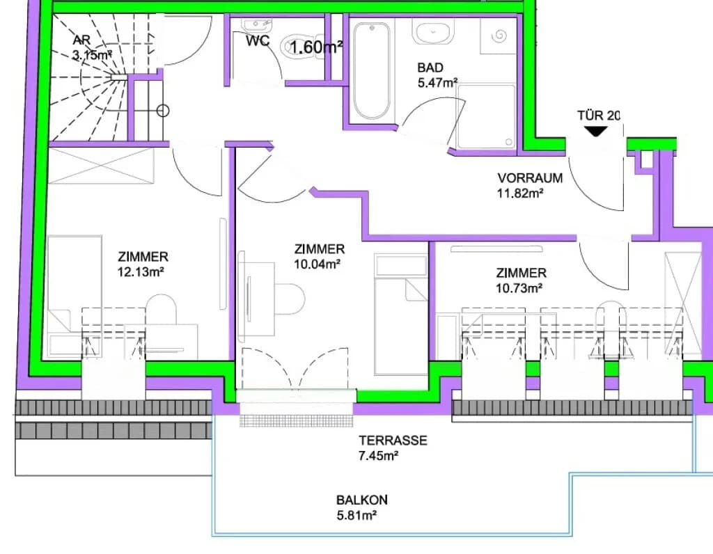 Wohnung kaufen in Wien – 59,13 m² – Bild 24 von 25