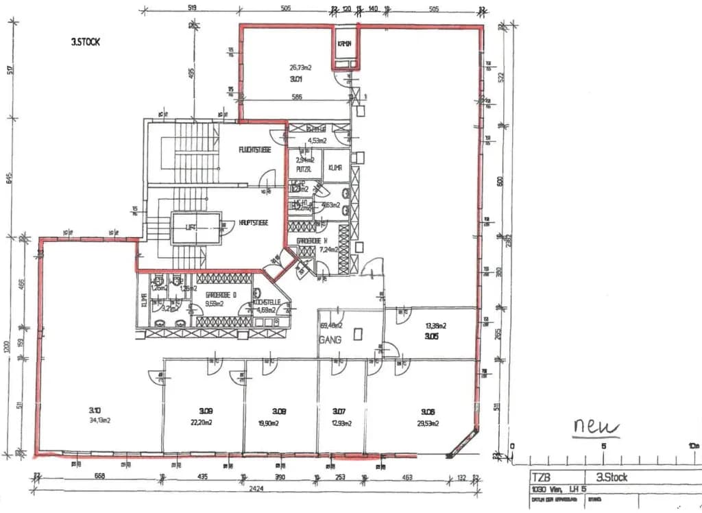 Gewerbeimmobilie mieten in Wien – 374 m², € 6.092 – Bild 10 von 11