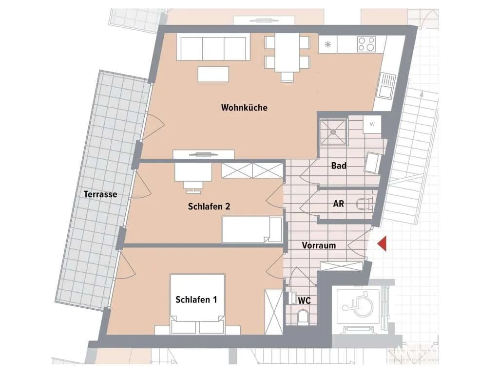 3-Zimmer-Wohnung kaufen in Wien – 71,94 m², € 426.000 – Bild 7 von 9