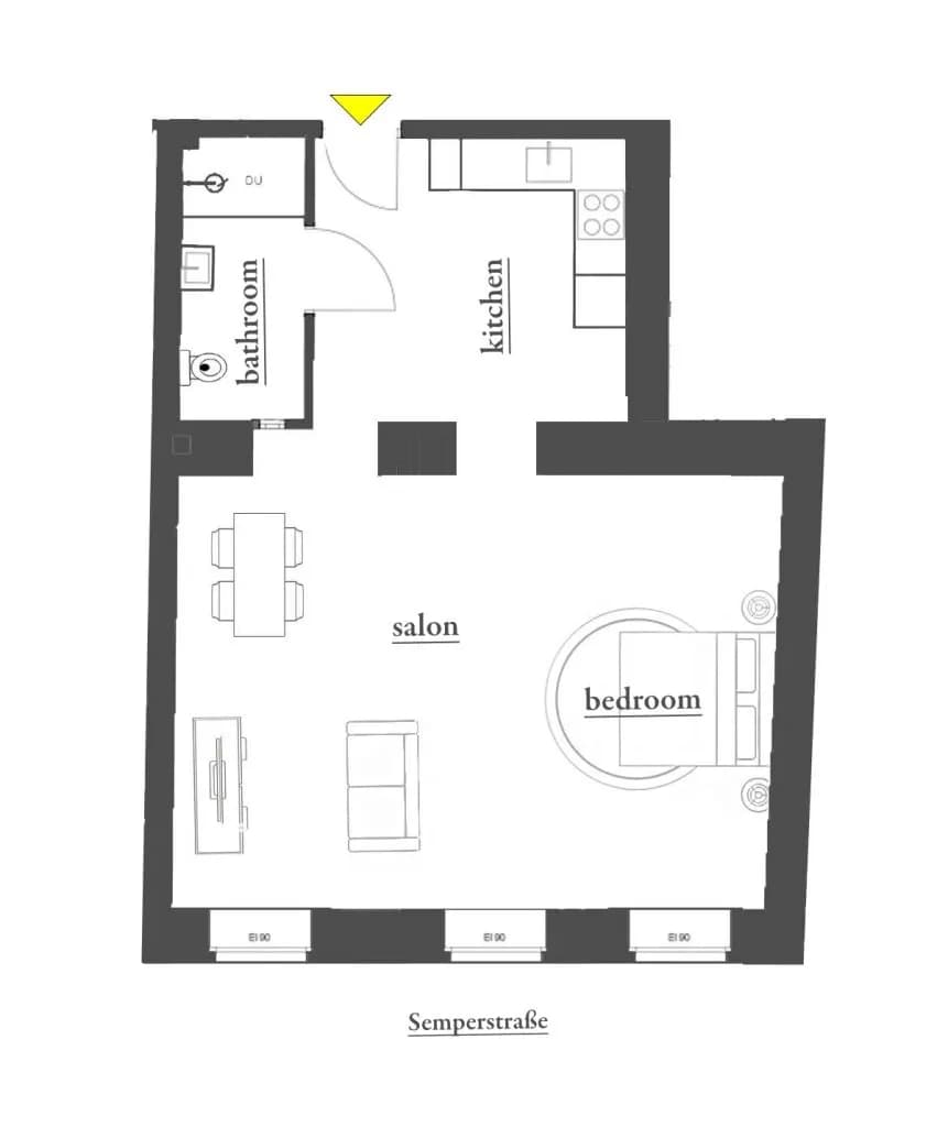 1-Zimmer-Wohnung mieten in Wien – 55 m², € 2.430 – Bild 20 von 21