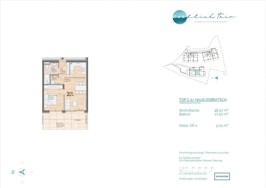 2-Zimmer-Wohnung kaufen in Villach – 48,57 m², € 435.750 – Bild 3 von 5