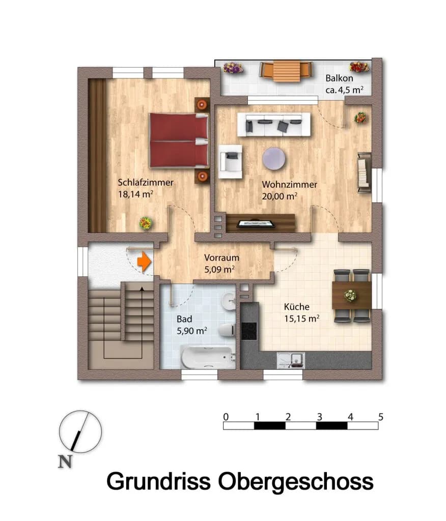 4-Zimmer-Gewerbeimmobilie kaufen in Linz Land – 128,56 m², € 469.000 – Bild 7 von 75