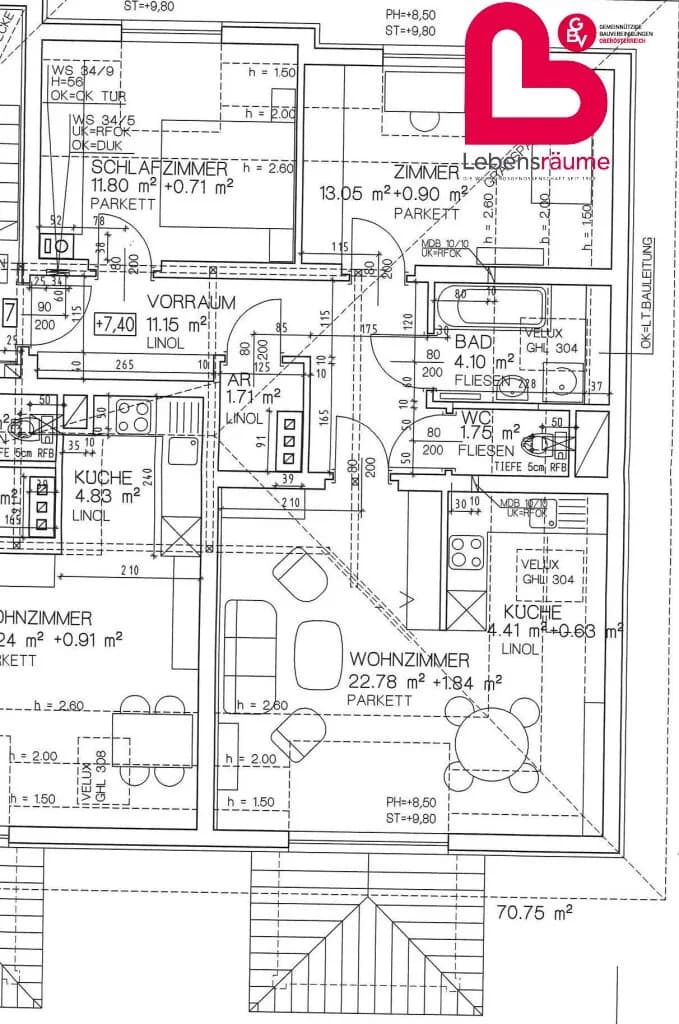 3-Zimmer-Wohnung mieten in Freistadt – 70,75 m², € 731 – Bild 15 von 15