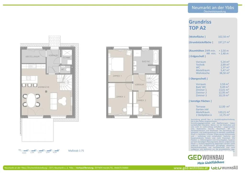 4-Zimmer-Haus mieten in Melk – 112,06 m², € 1.417 – Bild 8 von 8