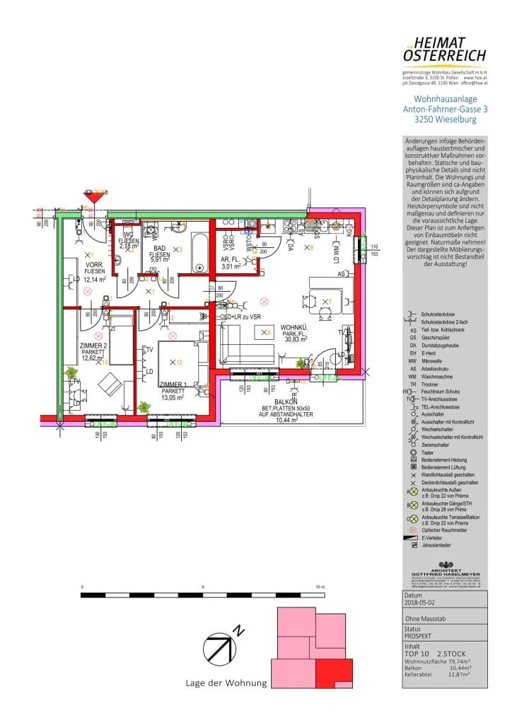 3-Zimmer-Wohnung kaufen in Scheibbs – 79,74 m², € 222.065 – Bild 26 von 26