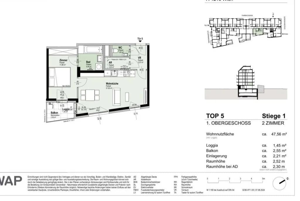 2-Zimmer-Wohnung kaufen in Wien – 46,32 m², € 271.000 – Bild 17 von 17