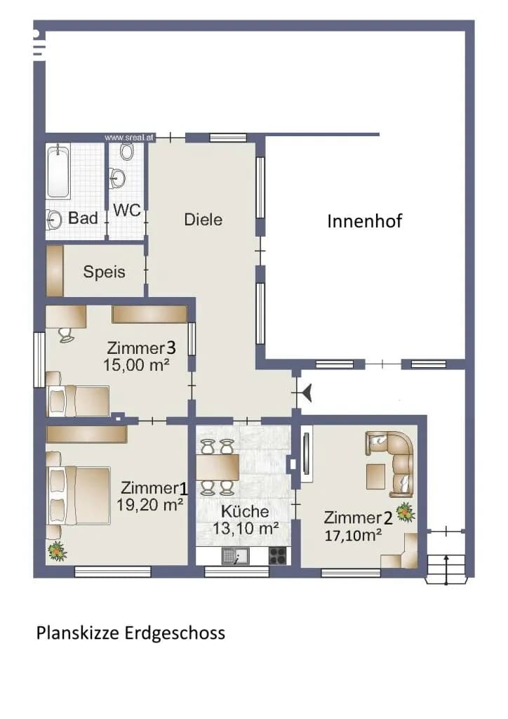 3-Zimmer-Haus kaufen in Gänserndorf – 124 m², € 125.000 – Bild 25 von 25