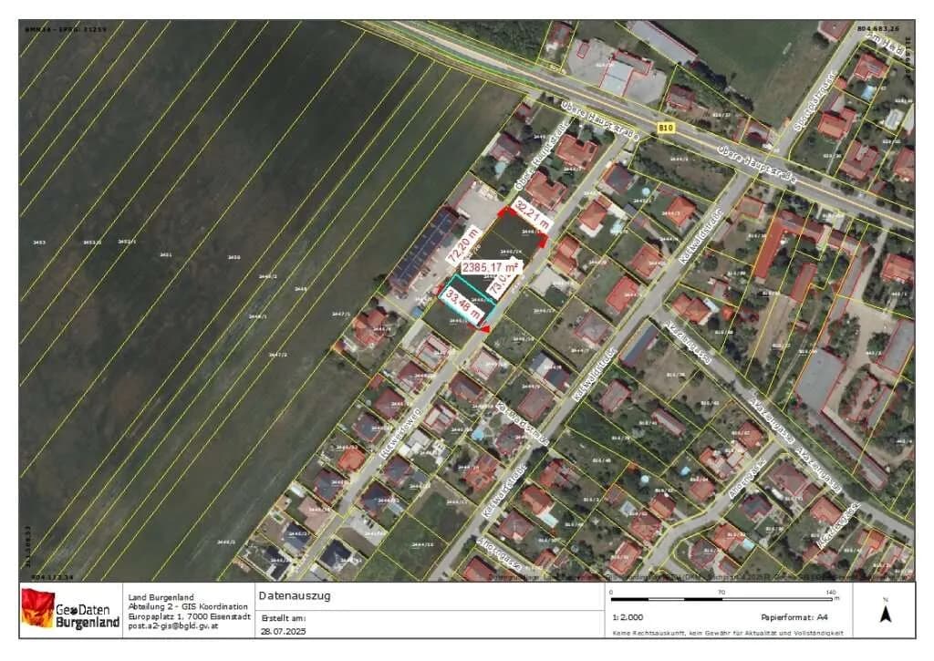Immobilie mieten in Neusiedl am See – 2 370 m², € 21.330