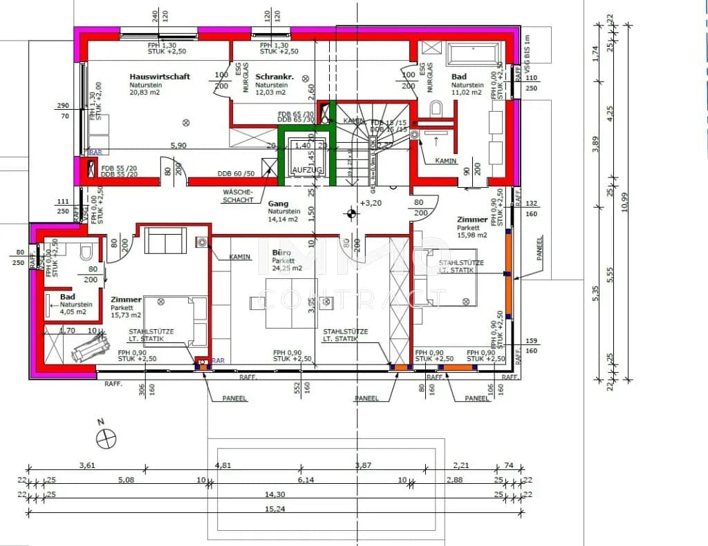 6-Zimmer-Immobilie kaufen in Wien – 268,12 m², € 2.780.000 – Bild 49 von 53