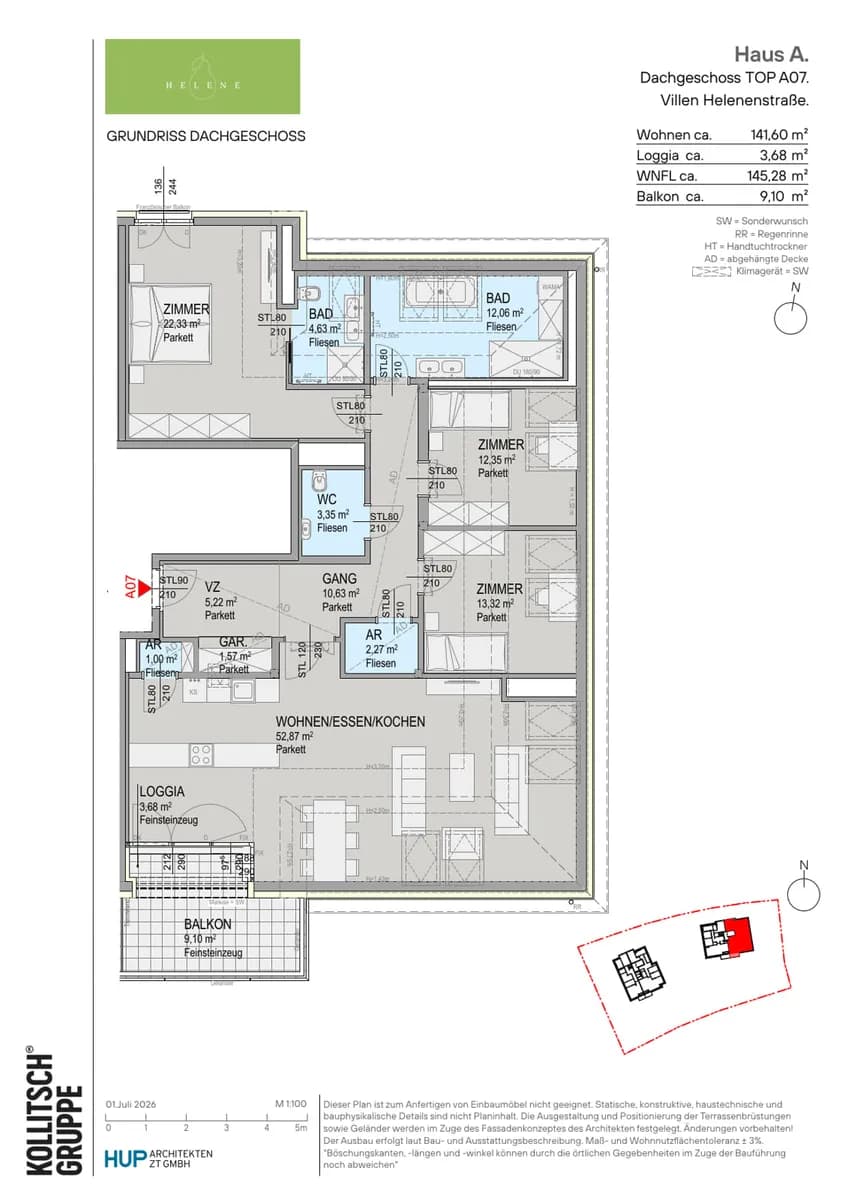 4-Zimmer-Wohnung kaufen in Baden – 141,6 m², € 998.000 – Bild 13 von 14