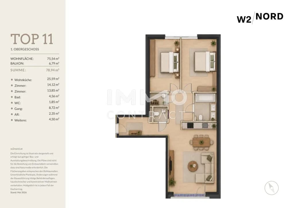 Immobilie kaufen in Wien – 75,54 m², € 398.739 – Bild 16 von 16