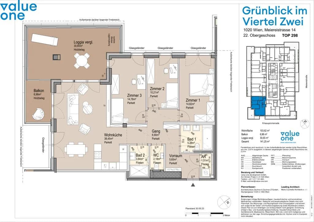 4-Zimmer-Wohnung kaufen in Wien – 103,64 m², € 1.721.300 – Bild 31 von 31