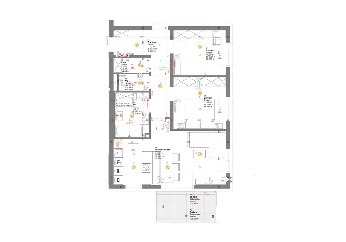 3-Zimmer-Wohnung kaufen in Schärding – 75,76 m², € 278.989 – Bild 9 von 21