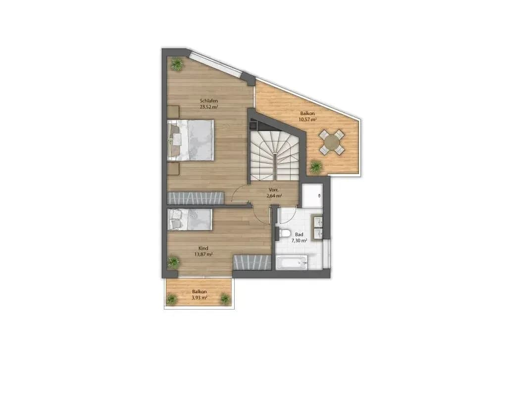 4-Zimmer-Haus mieten in Wien – 115 m², € 3.910 – Bild 28 von 30