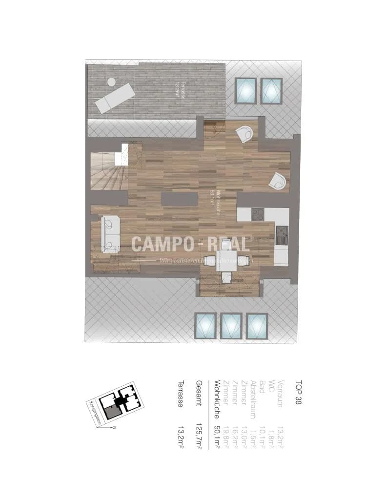 4-Zimmer-Wohnung kaufen in Wien – 125,7 m², € 698.000 – Bild 22 von 22