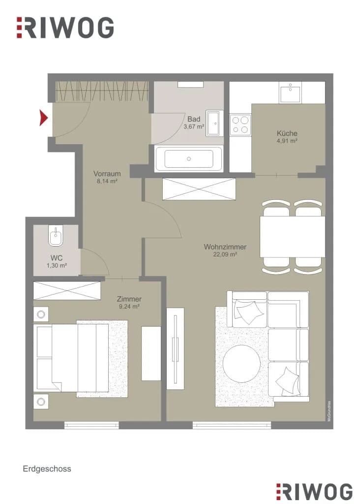2-Zimmer-Wohnung kaufen in Wien – 49,36 m², € 247.000 – Bild 17 von 17
