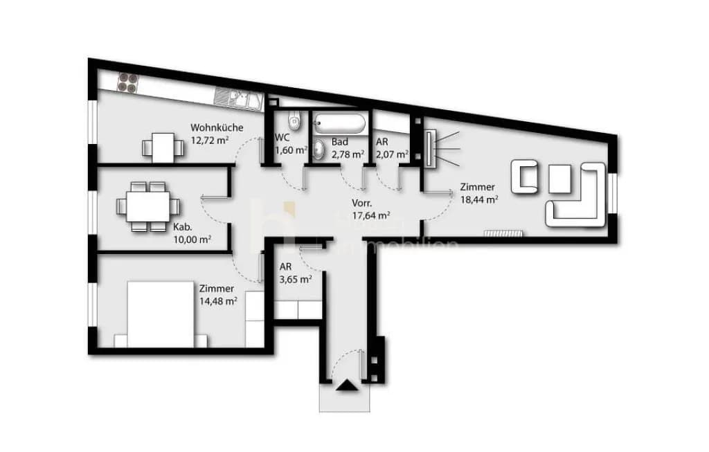 4-Zimmer-Wohnung kaufen in Wien – 83,38 m², € 279.000 – Bild 20 von 21