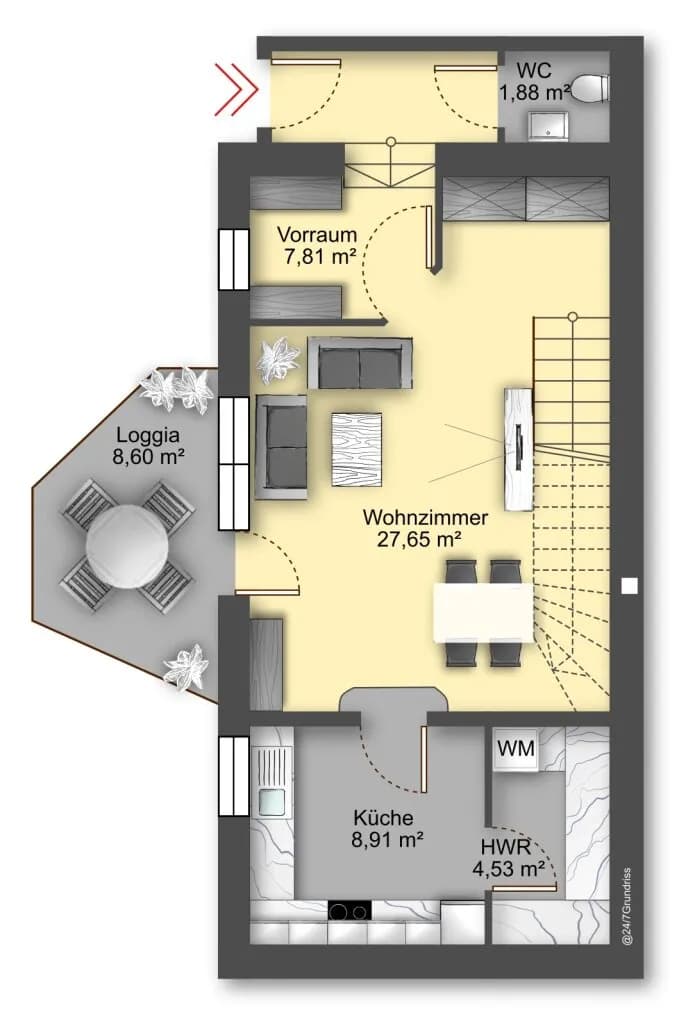 4-Zimmer-Wohnung kaufen in Baden – 110,08 m², € 390.000 – Bild 26 von 27