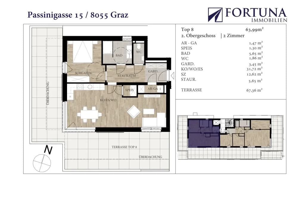 2-Zimmer-Wohnung kaufen in Graz – 63,99 m², € 413.000 – Bild 11 von 11