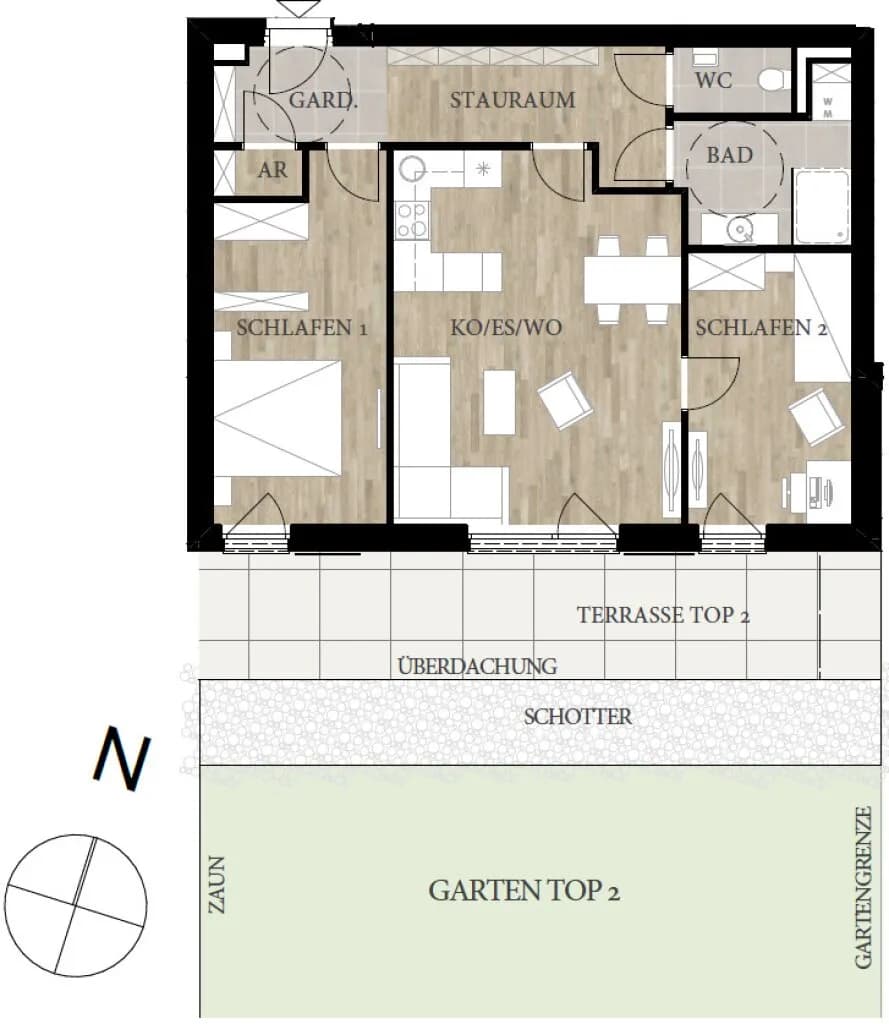 3-Zimmer-Wohnung kaufen in Graz – 70,01 m², € 347.000 – Bild 7 von 8
