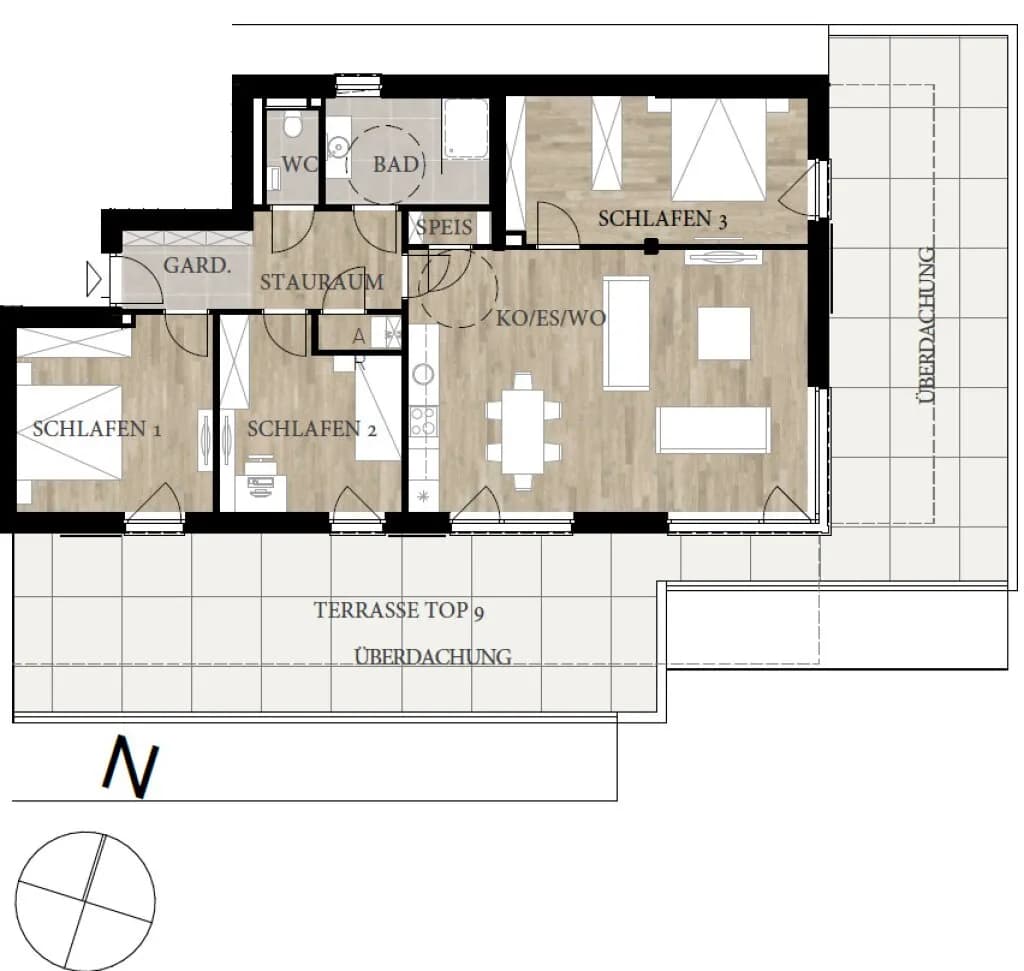 4-Zimmer-Wohnung kaufen in Graz – 99,1 m², € 659.000 – Bild 12 von 12