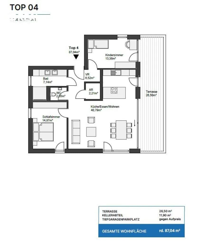 3-Zimmer-Wohnung kaufen in Graz – 86 m², € 565.760 – Bild 13 von 13
