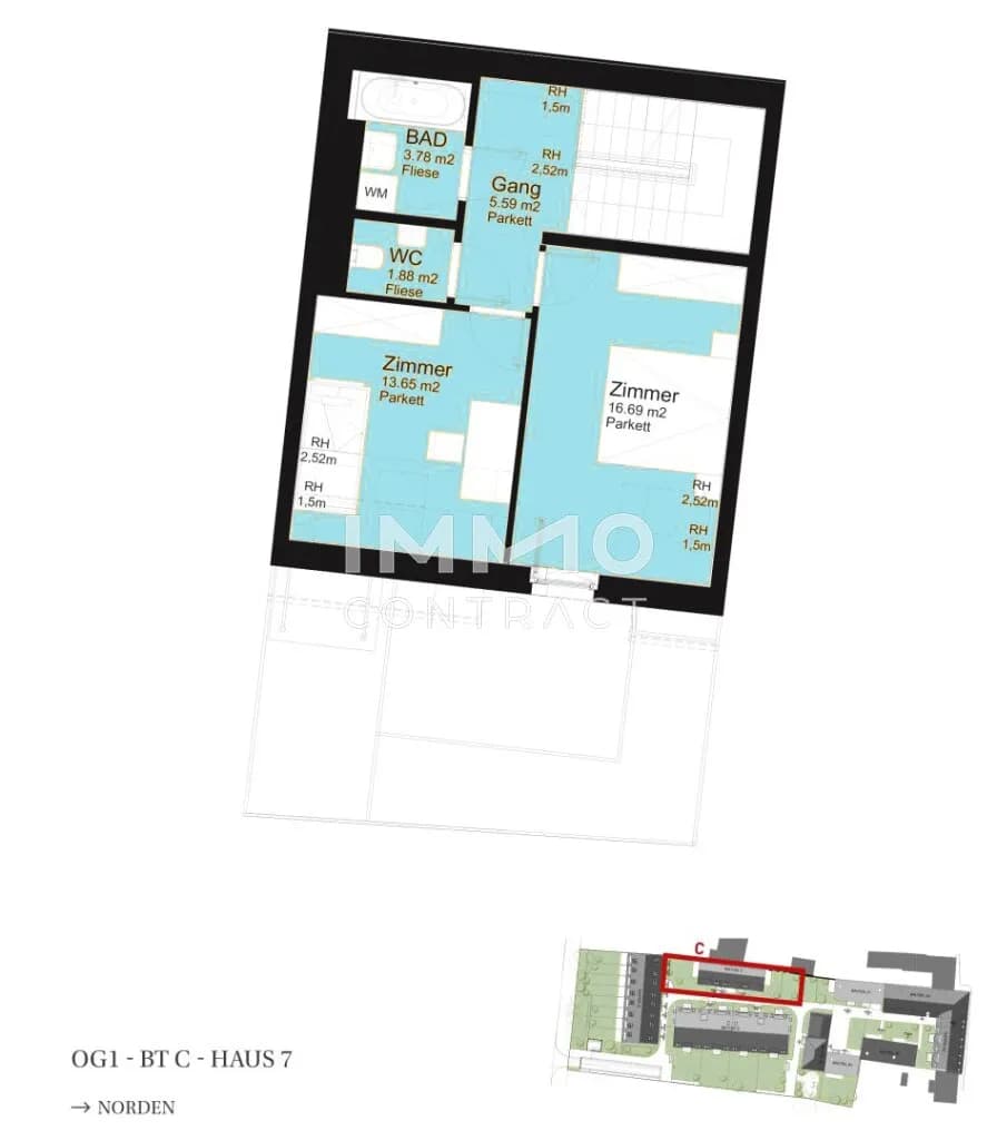 3-Zimmer-Haus kaufen in Wien – 87,96 m², € 615.000 – Bild 11 von 12
