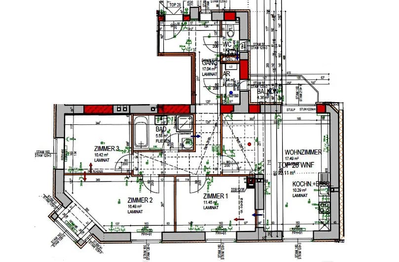Wohnung mieten in Hollabrunn – 92,11 m², € 1.127 – Bild 4 von 4