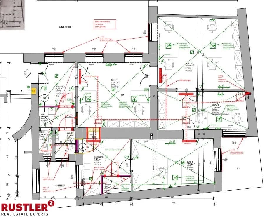 4-Zimmer-Gewerbeimmobilie mieten in Wien – 107 m², € 2.465 – Bild 15 von 16