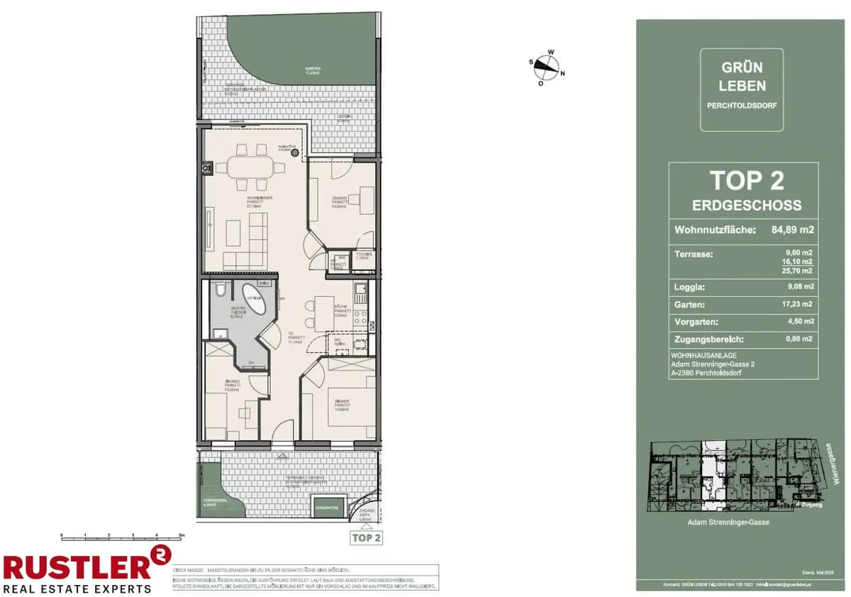 4-Zimmer-Wohnung kaufen in Mödling – 84,89 m², € 595.000 – Bild 8 von 9