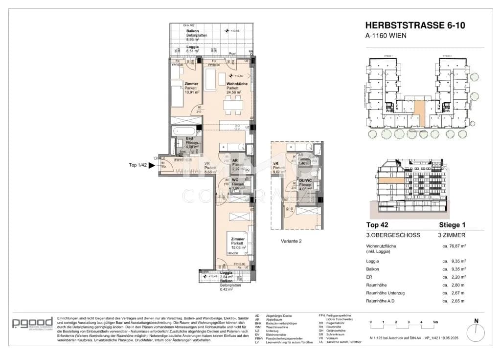 3-Zimmer-Wohnung kaufen in Wien – 67,52 m², € 567.300 – Bild 9 von 9