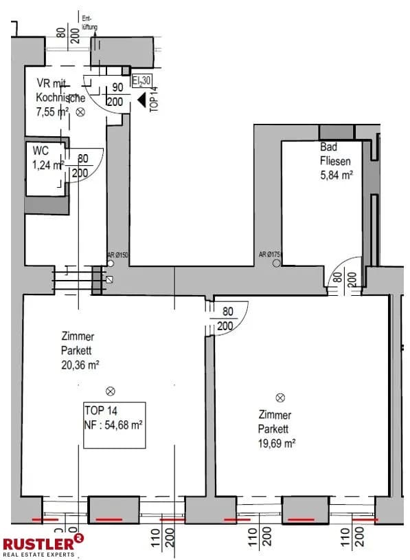2-Zimmer-Wohnung kaufen in Wien – 56,11 m², € 299.000 – Bild 10 von 17