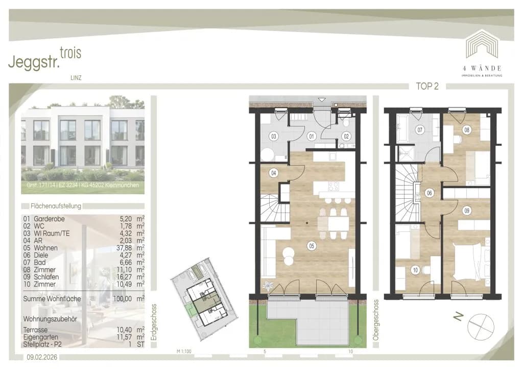 4-Zimmer-Haus kaufen in Linz – 100 m², € 419.000 – Bild 5 von 5