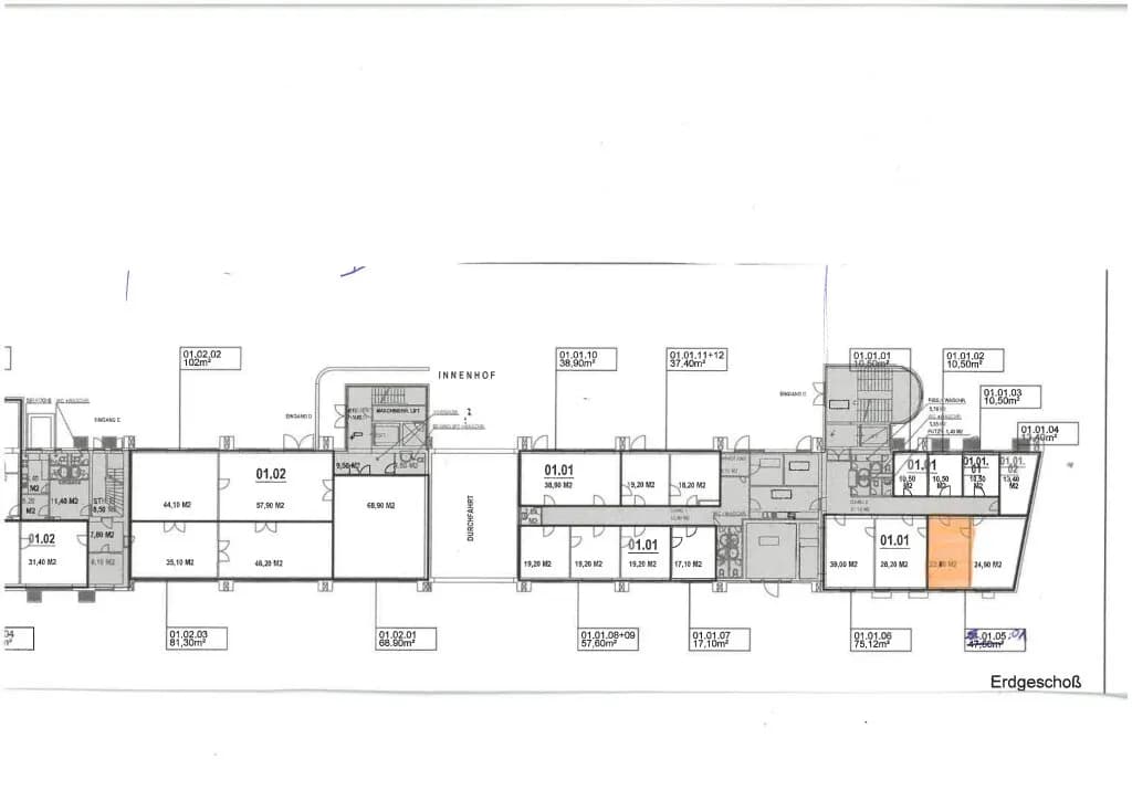 1-Zimmer-Gewerbeimmobilie mieten in Linz – 22 m², € 319 – Bild 7 von 7