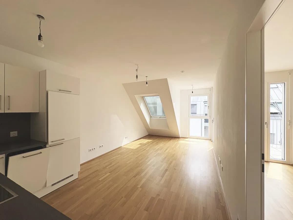 2-Zimmer-Wohnung mieten in Wien – 46,09 m², € 992