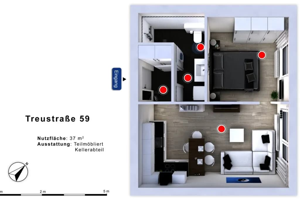 Immobilie kaufen in Wien – 36,32 m², € 200.000 – Bild 11 von 11