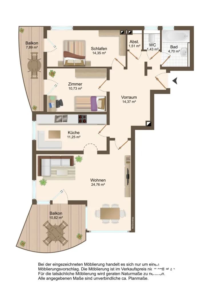 3-Zimmer-Wohnung kaufen in Reutte – 83 m², € 299.000 – Bild 18 von 18