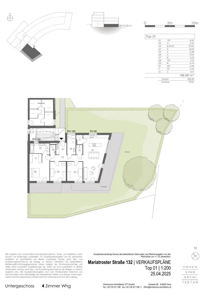 4-Zimmer-Wohnung kaufen in Graz – 118,99 m², € 839.000 – Bild 8 von 8