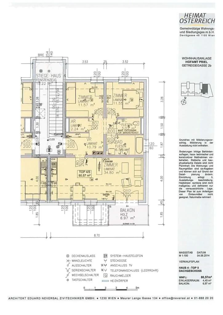 3-Zimmer-Wohnung mieten in Melk – 80,81 m², € 687 – Bild 14 von 14