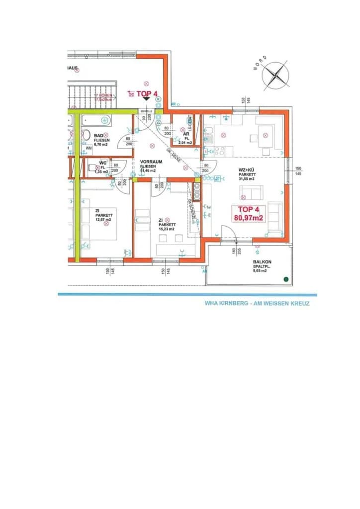 3-Zimmer-Wohnung mieten in Melk – 81,16 m², € 761 – Bild 8 von 8