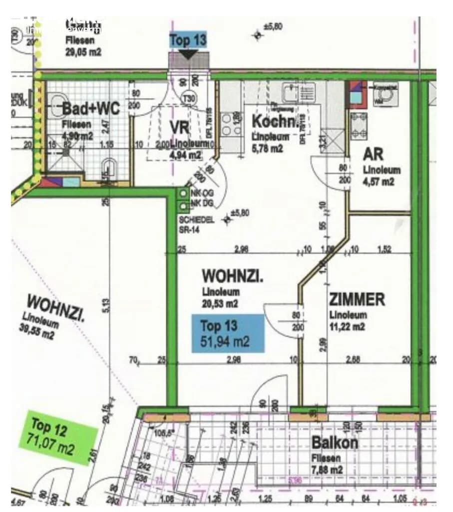 2-Zimmer-Wohnung mieten in Mistelbach – 51,94 m², € 754 – Bild 8 von 8