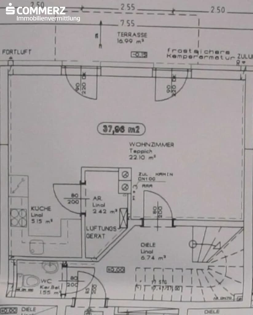 3-Zimmer-Wohnung mieten in Melk – 74,32 m², € 557 – Bild 12 von 13