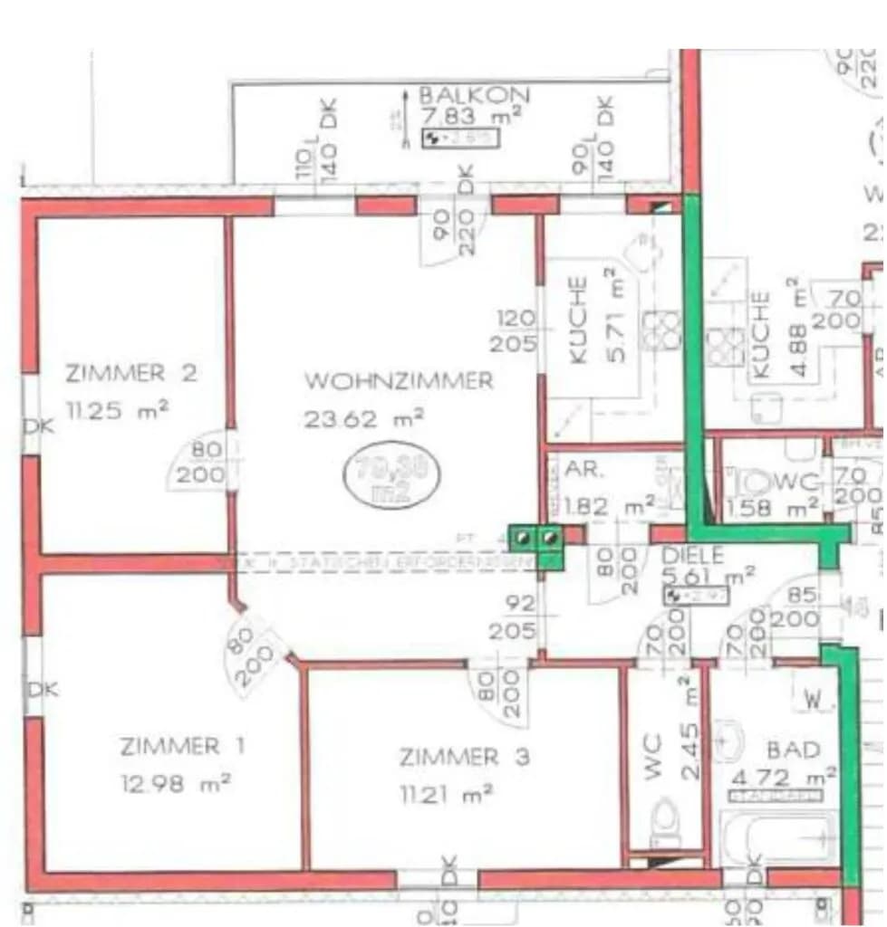4-Zimmer-Wohnung mieten in Melk – 79,38 m², € 595 – Bild 17 von 17