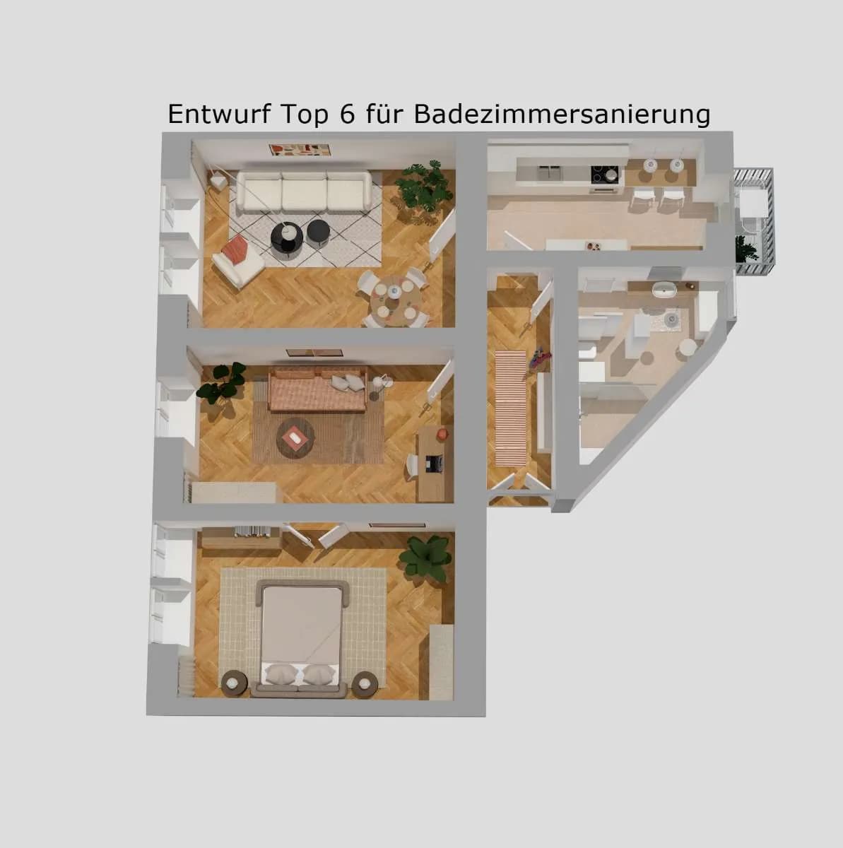 4-Zimmer-Wohnung kaufen in Graz – 81 m², € 169.000 – Bild 2 von 22