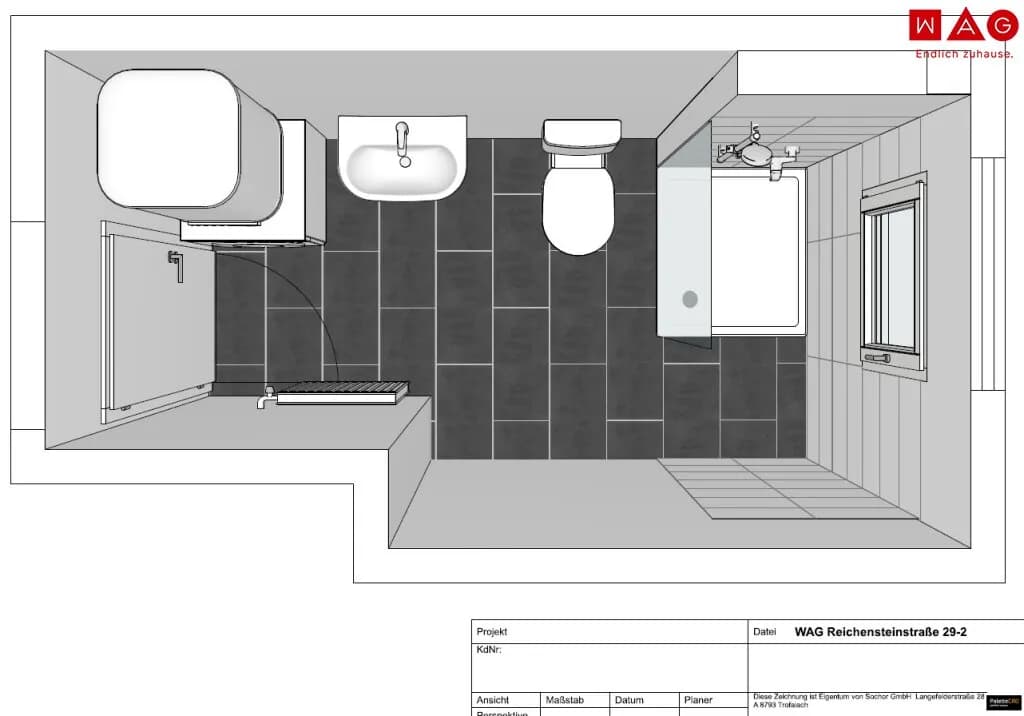 1-Zimmer-Wohnung mieten in Leoben – 40,48 m², € 341 – Bild 7 von 7