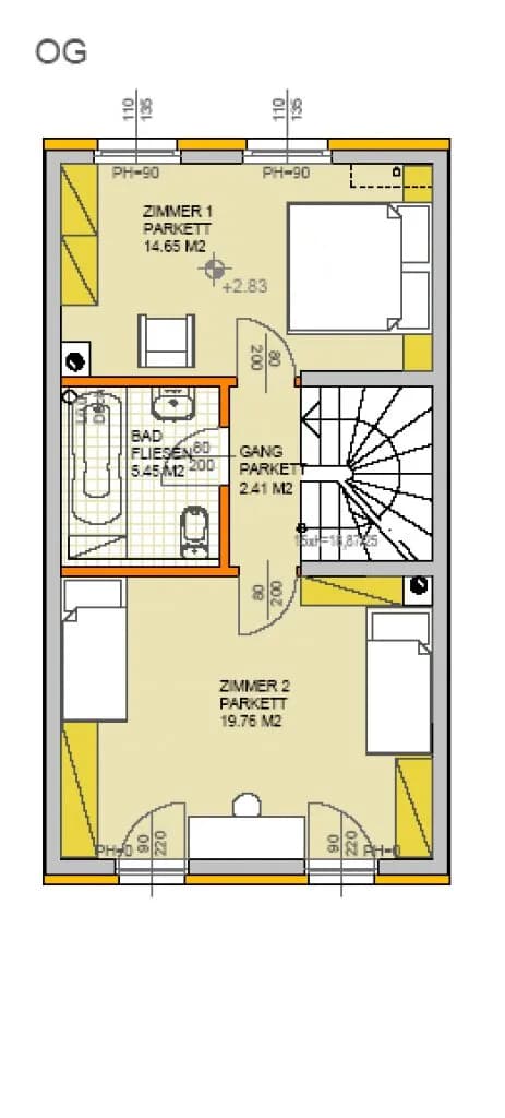 4-Zimmer-Haus kaufen in Gänserndorf – 126 m², € 395.000 – Bild 52 von 53