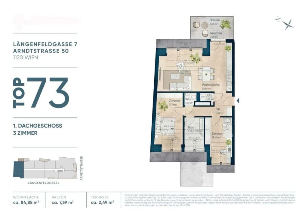 3-Zimmer-Wohnung kaufen in Wien – 84,85 m², € 649.000 – Bild 22 von 22
